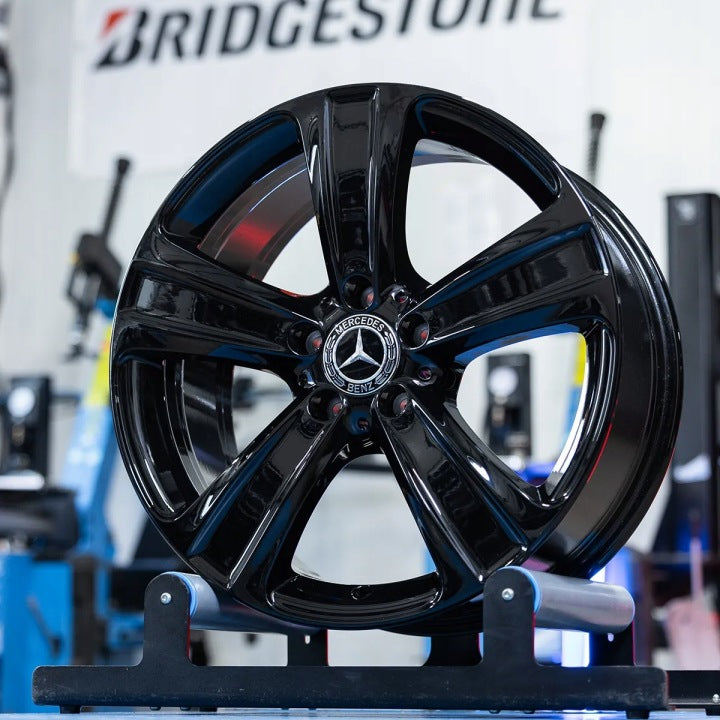 4x Alufelge 18 Zoll 8.0" 5x112 38ET A2534012100 Mercedes-Benz Cla Glc Clk Slc FEL9072633640tp