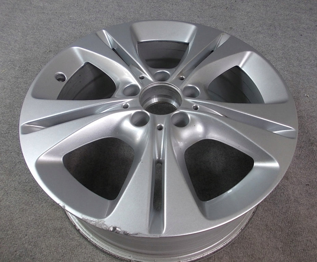 1x Alufelge 17 Zoll 7.0" 5x112 48,5ET Matt Silber A2054014300 Mercedes-Benz