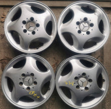 Laden Sie das Bild in den Galerie-Viewer, 4x Alufelge 15 Zoll 5.5" 5x112 42ET AA4144010102 Mercedes-Benz Rim Wheel FEL1904120095qg