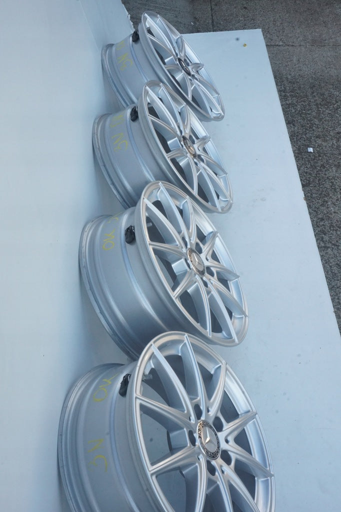 4x Alufelge 16 Zoll 6.5" 5x112 44ET Glanz Silber A1774011100 Mercedes-Benz W177 FEL8822746871up