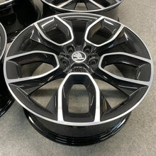Load image into Gallery viewer, 4x Alufelge 19 Zoll 8.0" 5x112 45ET Glanz Silber 57A601025C Skoda Kodiaq FEL7686764052xh