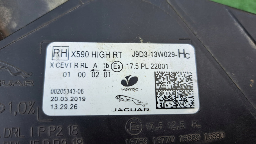 Frontscheinwerfer Jaguar J9D3-13W029-HC LED Rechts Scheinwerfer Headlight SCH2841274680yg