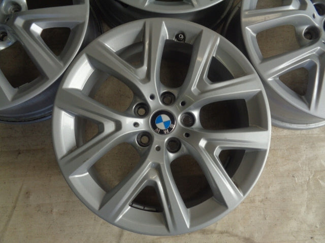 4x Alufelge 17 Zoll 6.5" 5x112 39ET Glanz Silber 6856076 BMW F39 X1 F48 FEL3896205360tw