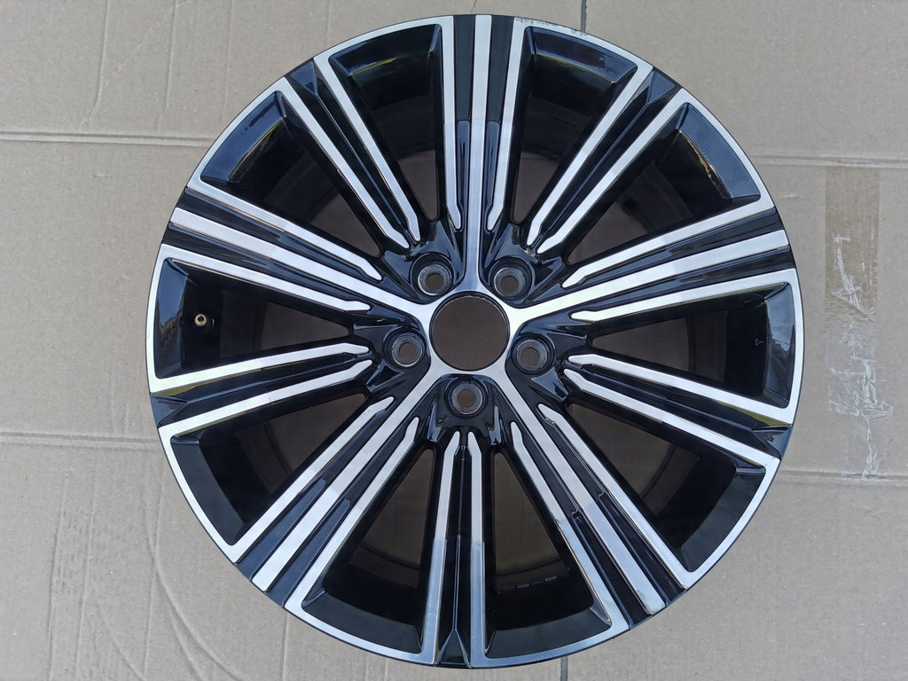 1x Alufelge 18 Zoll 8.0" 5x108 42ET Glanz Schwarz 31471312 Volvo S60 V60 S90 V90
