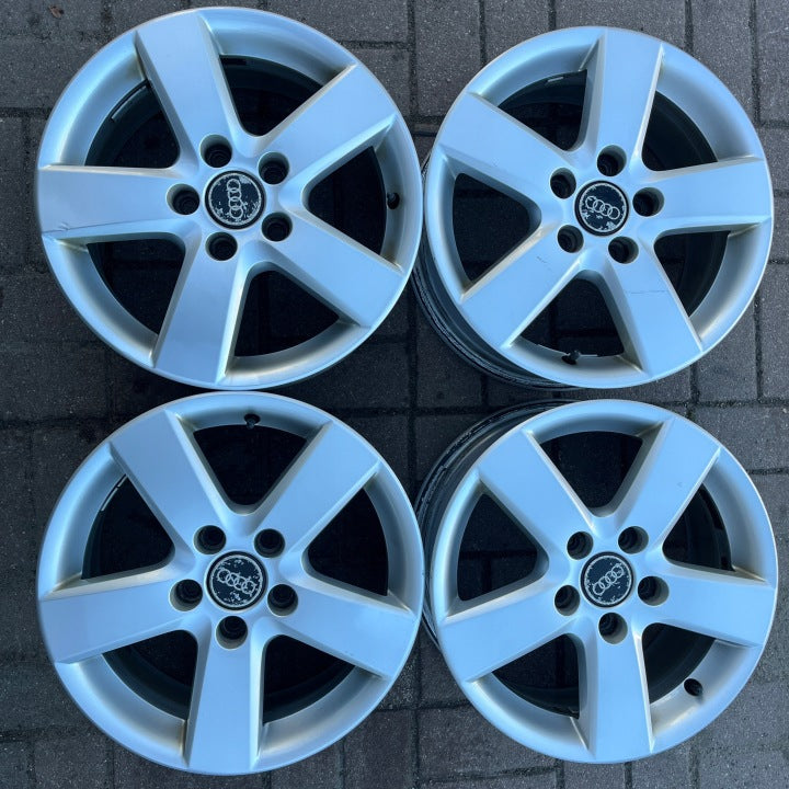 4x Alufelge 16 Zoll 6.5" 5x112 50ET 1T0601025M Audi I Touran Golf Rim Wheel FEL5447554465fu