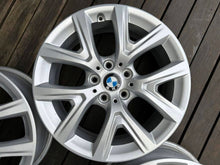 Load image into Gallery viewer, 4x Alufelge 17 Zoll 6.5" 5x112 39ET Glanz Silber 6856076 BMW X1 F48 Rim Wheel FEL7050000420nu
