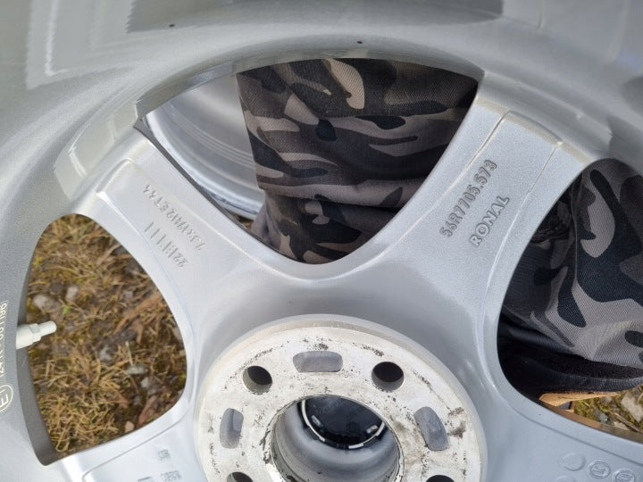 4x Alufelge 17 Zoll 8.0" 5x112 48ET Glanz Silber 56R7705 Mercedes-Benz W213 FEL3951952015zi