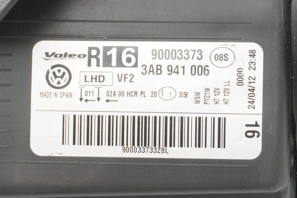 Frontscheinwerfer VW Passat B7 3AB941006 90003373 Rechts Scheinwerfer Headlight SCH3995236069hs