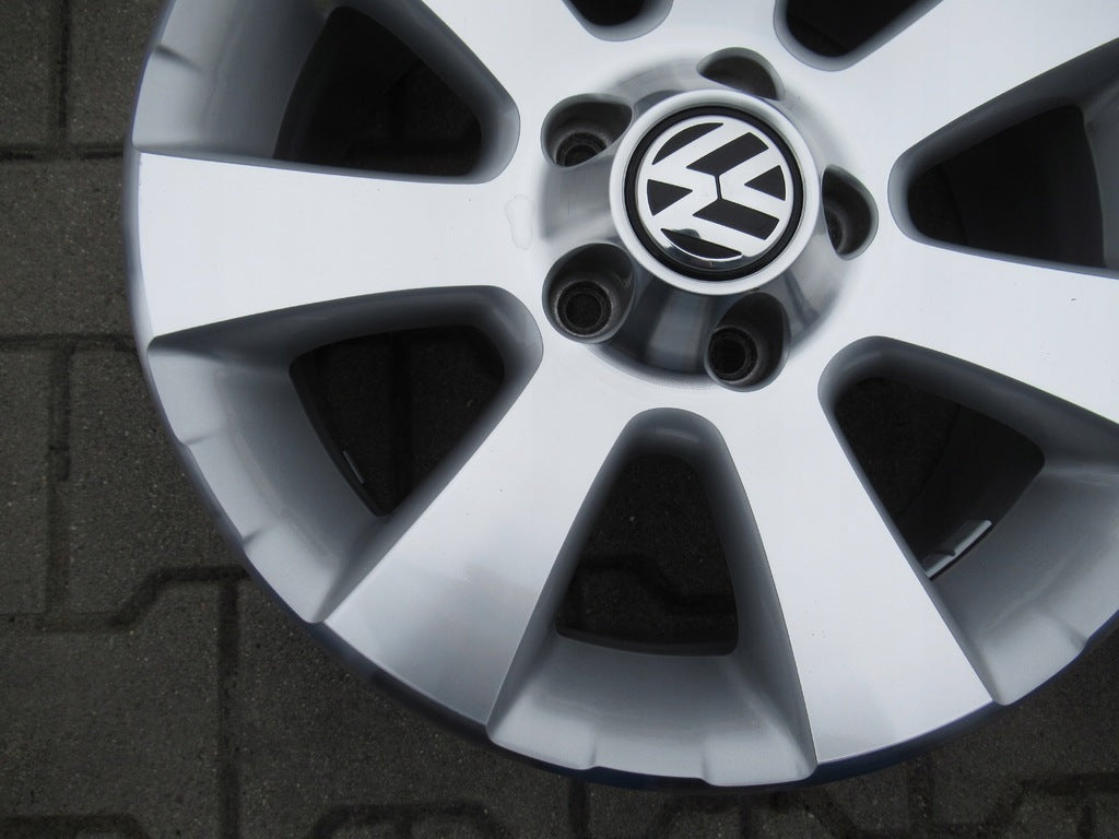 4x Alufelge 16 Zoll 6.5" 5x112 33ET Glanz Silber 5N0601025 VW Tiguan Rim Wheel FEL4646248842sc