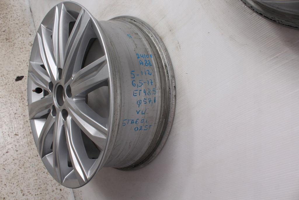 1x Alufelge 17 Zoll 6.5" 5x112 48,5ET 5TA601025T Vw Rim Wheel