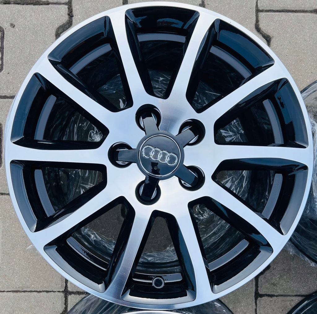 4x Alufelge 16 Zoll 7.5" 5x112 45ET Glanz Audi Rim Wheel FEL6141395736cf