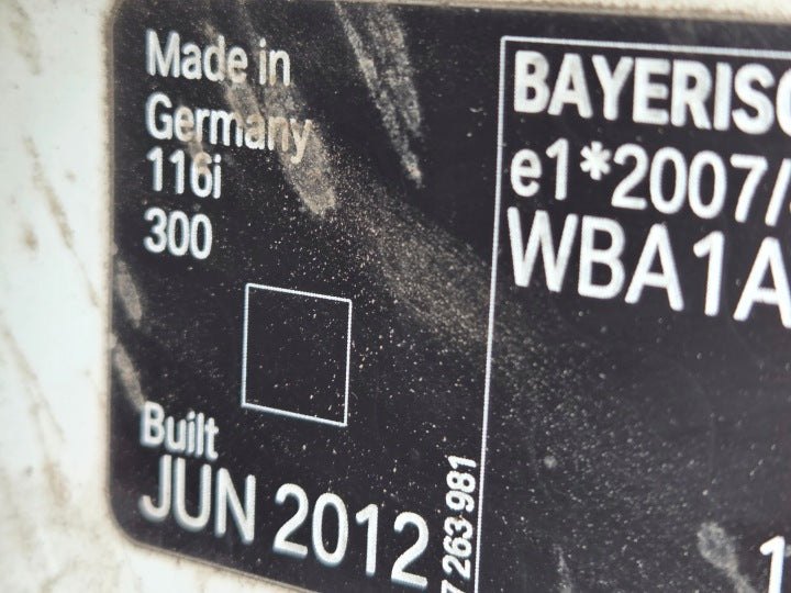 Motor BMW F20 N13B16A 1.6 Benzin Engine Unkomplett MOT6218529433jz