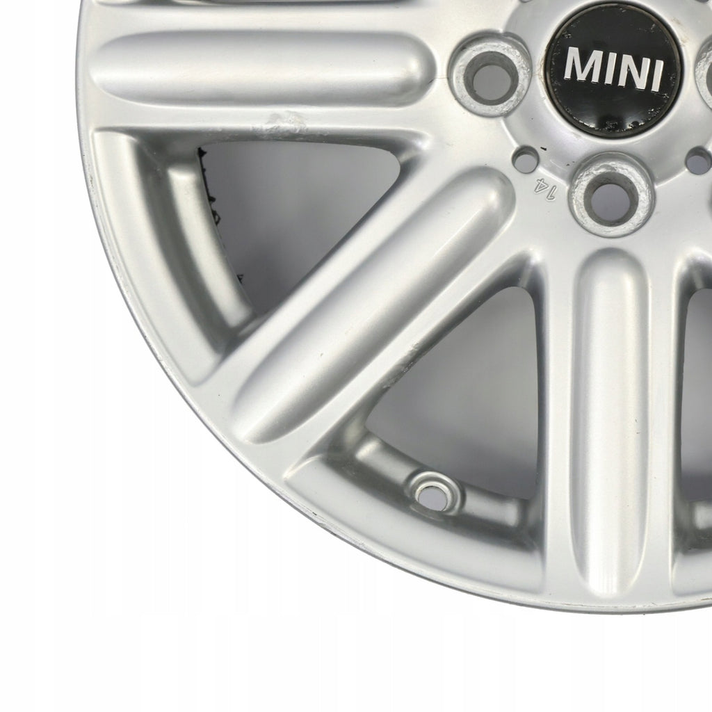 1x Alufelge 16 Zoll 6.5" 4x100 48ET Silber 6791941 Mini R55 R56 Rim Wheel FEL3270031591qa