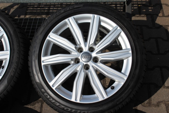 4x Alufelge 19 Zoll 8.0" 5x112 39ET Glanz Silber 4K0601025M Audi A6 C8 Rim Wheel FEL7709998744vb