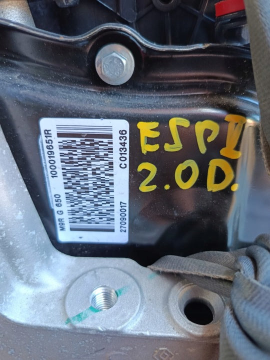 Motor Renault Espace I V M9R650 2.0 DCI 153Km 2018 Diesel Engine Komplett MOT9149135232ne