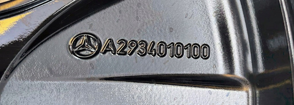 4x Alufelge 19 Zoll 8.0" 5x112 34ET Glanz Schwarz A2934010100 Mercedes-Benz Eqc FEL1580841479ue