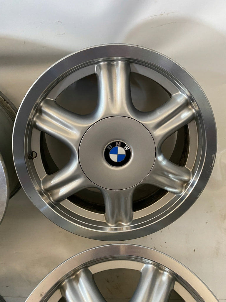 4x Alufelge 15 Zoll 7.5" 5x120 Schwarz BMW E36 Rim Wheel FEL2879123752sa