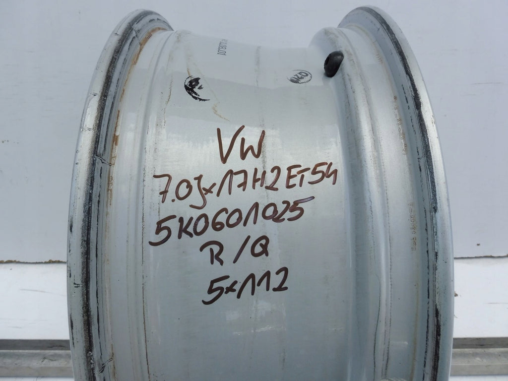 1x Alufelge 17 Zoll 7.0" 5x112 54ET 5K0601025R VW Rim Wheel FEL6960460317td