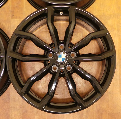 4x Alufelge 18 Zoll 6.5" 5x112 41ET Glanz Grau 6877550 BMW F39 X1 F48 Rim Wheel FEL2803505326yi
