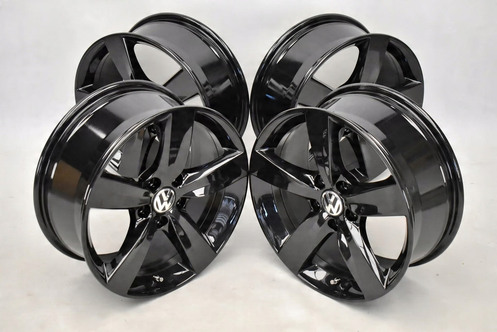 4x Alufelge 17 Zoll 7.0" 5x112 39ET Glanz Silber 7N0601025D Seat Alhambra Sharan