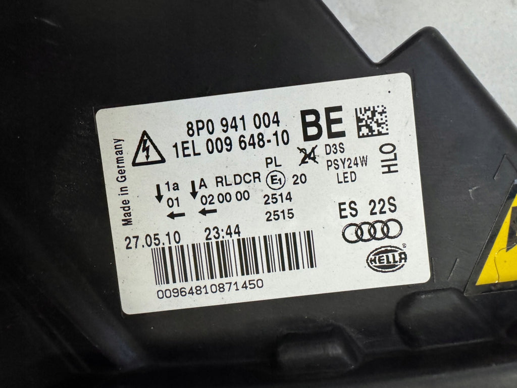 Frontscheinwerfer Audi A3 8P0941004 Xenon Rechts Scheinwerfer Headlight SCH9556922951dw