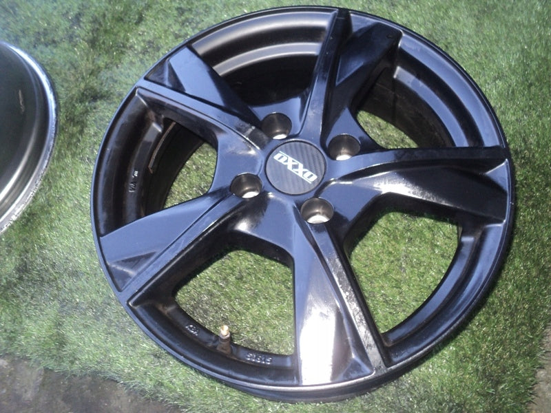 1x Alufelge 16 Zoll 6.5" 4x108 38ET Glanz Schwarz Ford Rim Wheel FEL6029147439aq