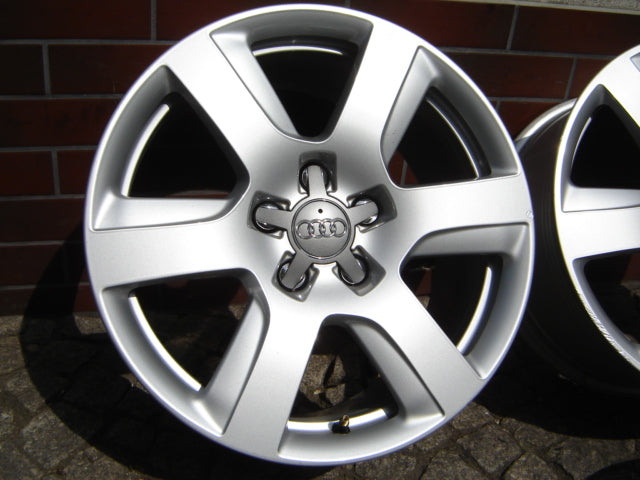 4x Alufelge 17 Zoll 8.0" 5x112 39ET Glanz Silber 4G0601025A Audi C7 A4 B8 FEL8105304151yh