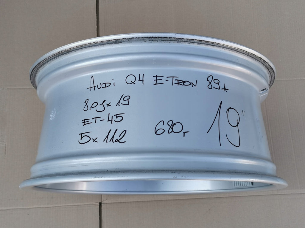 1x Alufelge 19 Zoll 8.0" 5x112 45ET 89A601025B Audi E-Tron Rim Wheel