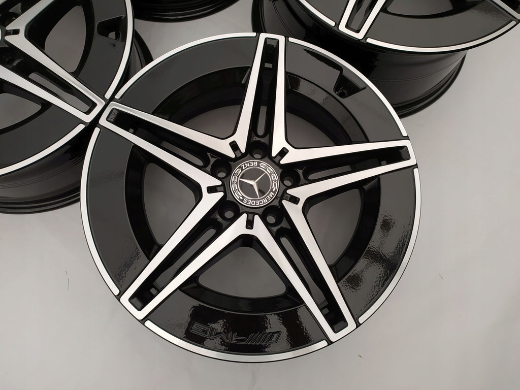4x Alufelge 18 Zoll 7.5" 5x112 40ET Glanz Schwarz A2064011700 Mercedes-Benz W206 FEL3615944508xt