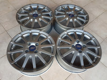 Load image into Gallery viewer, 4x Alufelge 16 Zoll 6.0" 4x108 52 5ET Glanz Graphit 4S6J1007AA Ford Fiesta I FEL4162538156vf