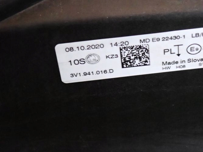 Frontscheinwerfer Skoda Superb III 3V1941016D Full LED Rechts Headlight