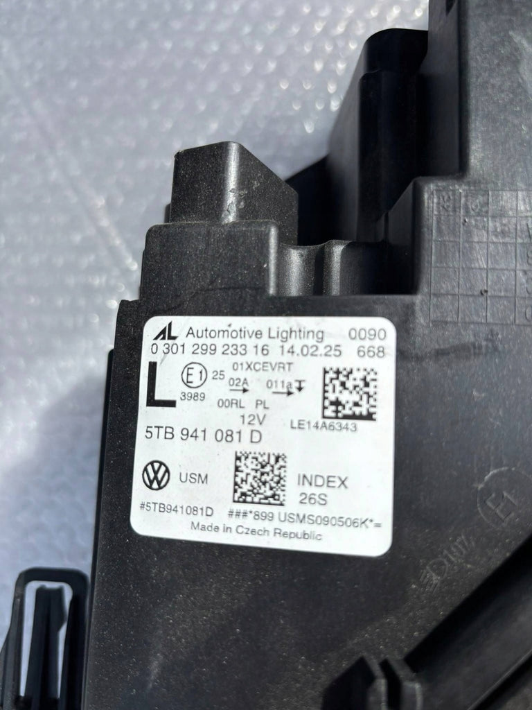 Frontscheinwerfer VW Touran 5TB941081D LED Links Scheinwerfer Headlight