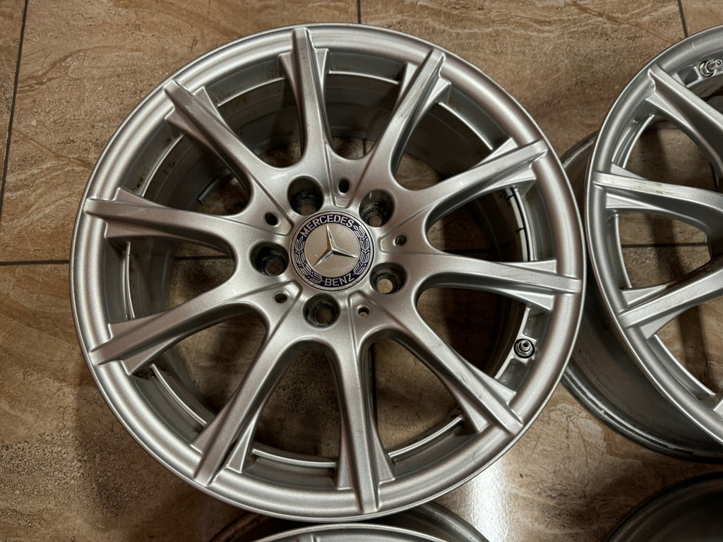 4x Alufelge 16 Zoll 6.5" 5x112 38ET A2054012400 Mercedes-Benz W205 Rim Wheel FEL1938451309cl