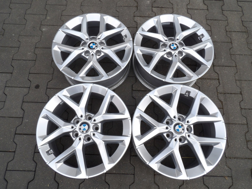 4x Alufelge 17 Zoll 7.0" 5x112 41ET Glanz Silber 6898299 BMW Rim Wheel FEL1090266983iq