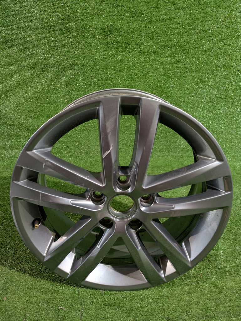 1x Alufelge 17 Zoll 6.5" 5x112 52ET Glanz Graphit 5TA601025G VW Touran Rim Wheel FEL1362469407vt