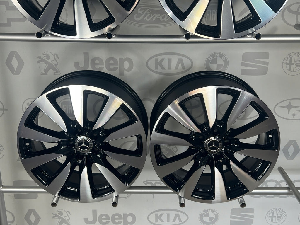 4x Alufelge 19 Zoll 8.0" 5x112 38ET Glanz Schwarz A2534010900 Mercedes-Benz Vito FEL6654722362ay