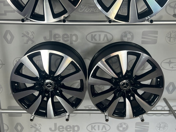 4x Alufelge 19 Zoll 8.0" 5x112 38ET Glanz Schwarz A2534010900 Mercedes-Benz Vito FEL6654722362ay