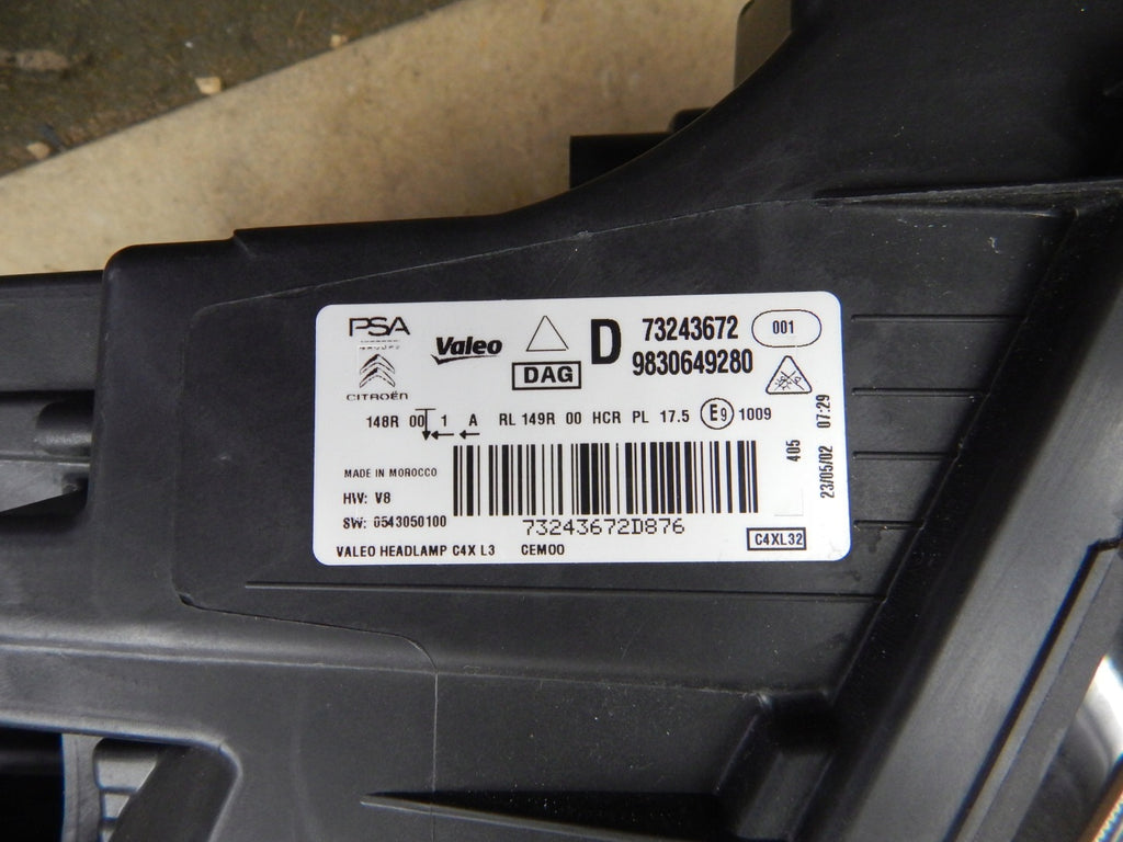 Frontscheinwerfer Citroën C4 III 9830649280 III9830649280 Full LED Rechts SCH8506986145ax