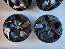 Load image into Gallery viewer, 4x Alufelge 19 Zoll 7.5" 5x112 50ET Glanz Schwarz 10A601025 VW Tiguan Touran FEL1101819746at