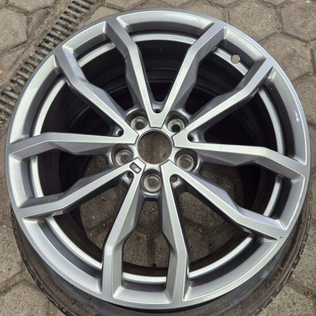 1x Alufelge 18 Zoll 6.5" 5x112 41ET Glanz Grau 6877550 BMW Rim Wheel FEL8076400666nv