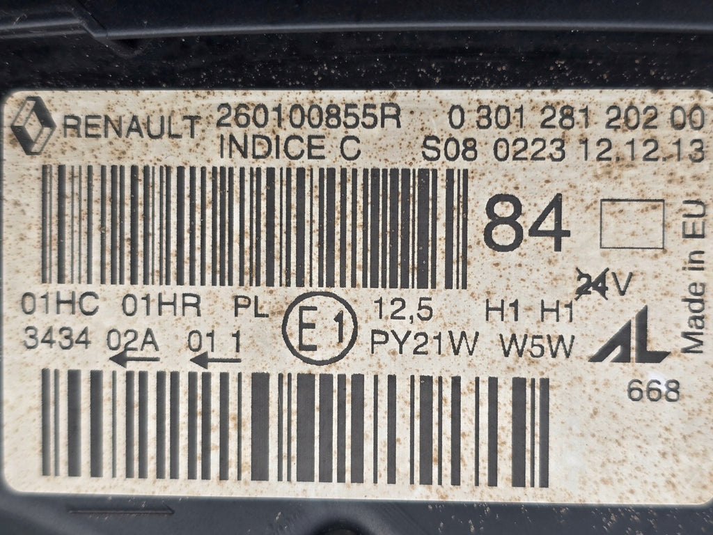Frontscheinwerfer Renault Captur 260100855R Rechts Scheinwerfer Headlight SCH9715495677sr