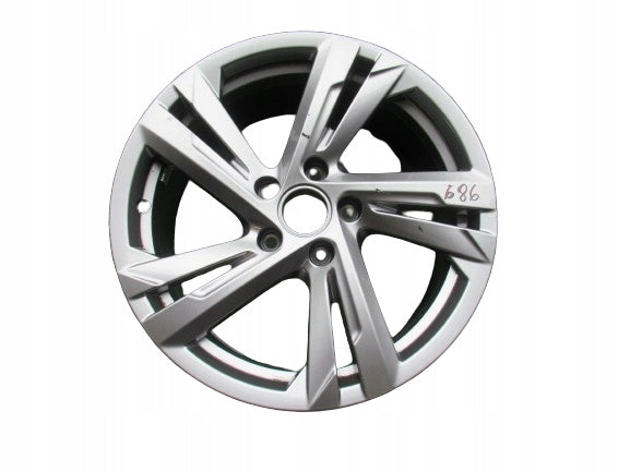 1x Alufelge 17 Zoll 7.0" 5x112 45ET Glanz Grau 2GA601025 VW T-Roc T Roc