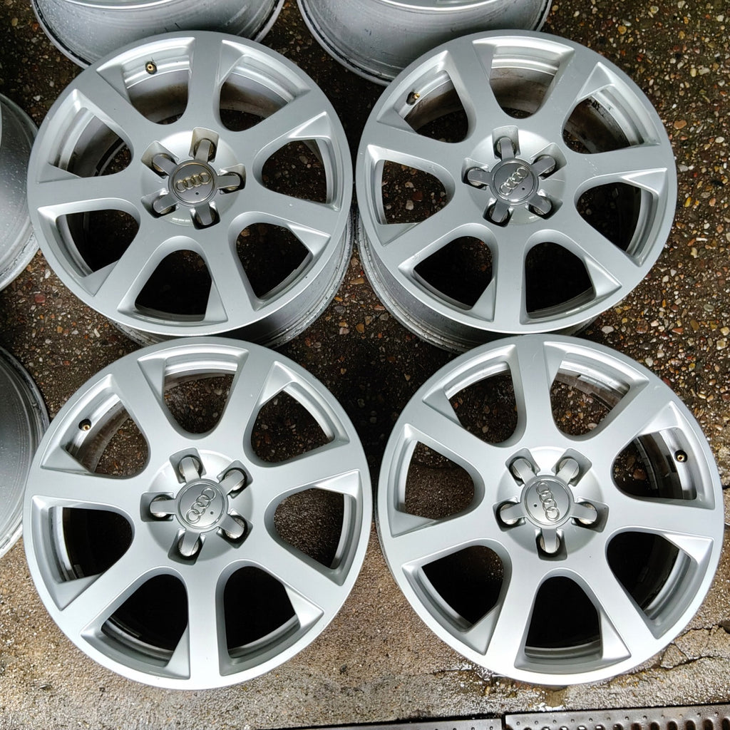4x Alufelge 17 Zoll 7.0" 5x112 37ET Glanz Silber 8R0601025E Audi Rim Wheel FEL2313051245wb