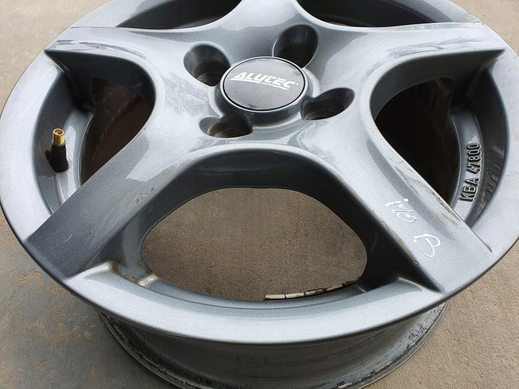 1x Alufelge 14 Zoll 5.5" 4x100 43ET Glanz Silber KBA47800 Hyundai I10 Rim Wheel FEL3723445893ja