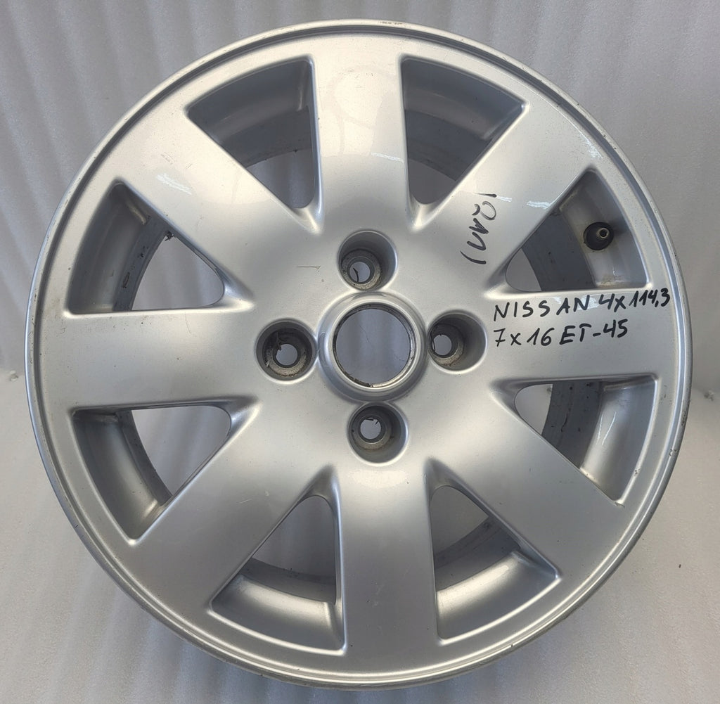 1x Alufelge 16 Zoll 7.0" 4x114.3 45ET MA-DAR81 Nissan X-Trail X Trail Xtrail FEL3325165847jd