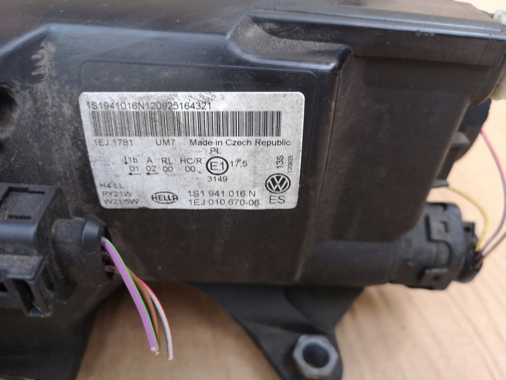 Frontscheinwerfer Seat I Up 1S1941016N Rechts Scheinwerfer Headlight SCH5687203112mn
