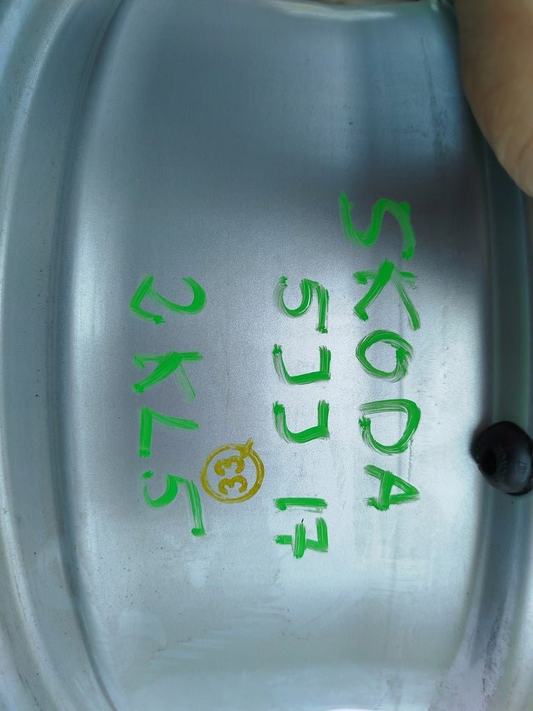 1x Alufelge 17 Zoll 7.0" 5x100 46ET Glanz Silber 5JJ601025 Mg Rapid Rim Wheel FEL6162120351tt