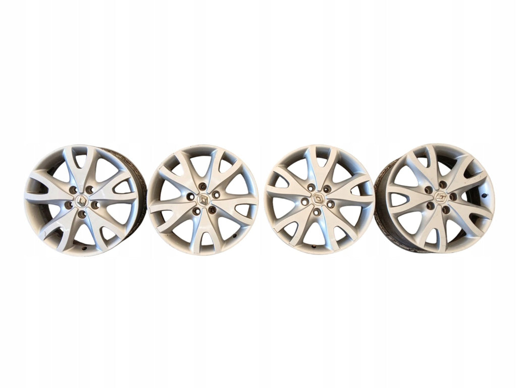 4x Alufelge 17 Zoll 8.5" 5x114.3 Glanz Silber 40300-JY02B Renault Koleos I FEL3002424340bz
