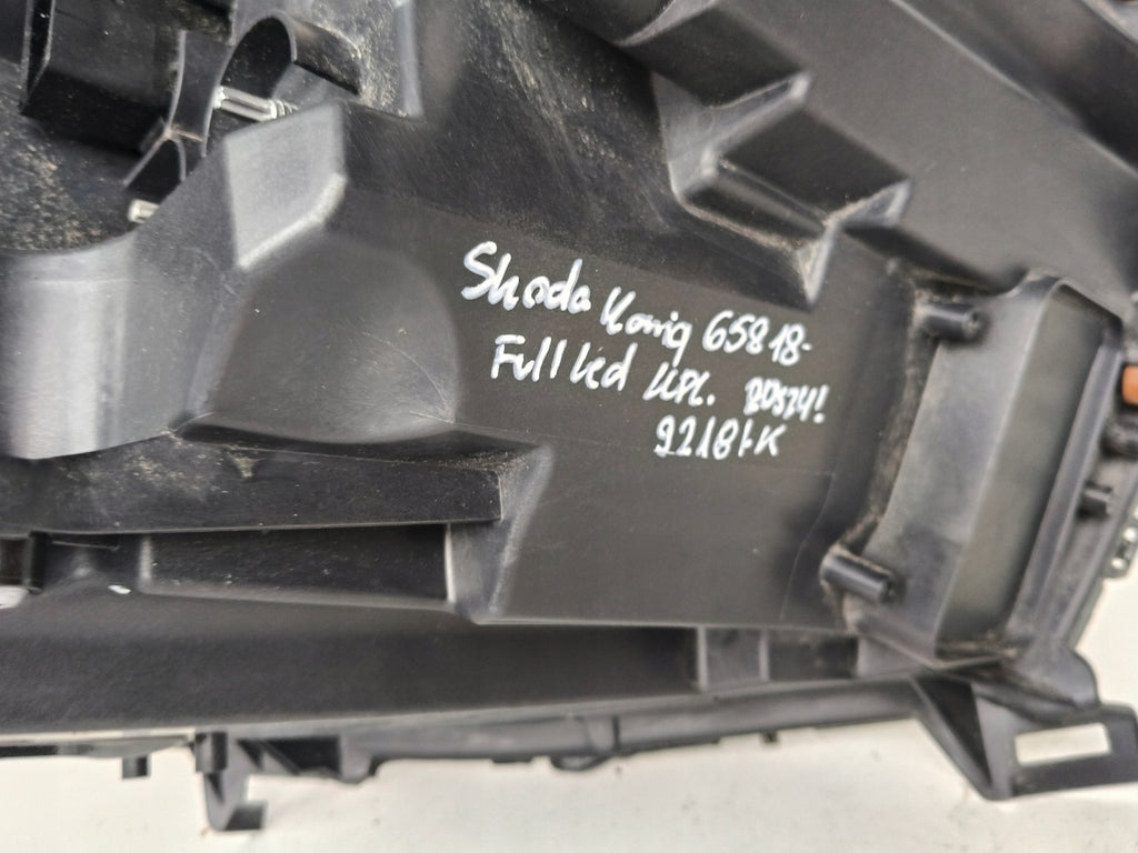 Frontscheinwerfer Skoda Kamiq 658941015B Full LED Links Scheinwerfer Headlight SCH5686674174ch