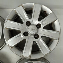 Laden Sie das Bild in den Galerie-Viewer, 4x Alufelge 15 Zoll 6.0" 4x114.3 46ET 4250A756 Mitsubishi Colt I Rim Wheel FEL8264058587ok